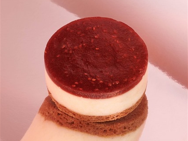 Glutenvrij gebak r/v framb aardb cheesec